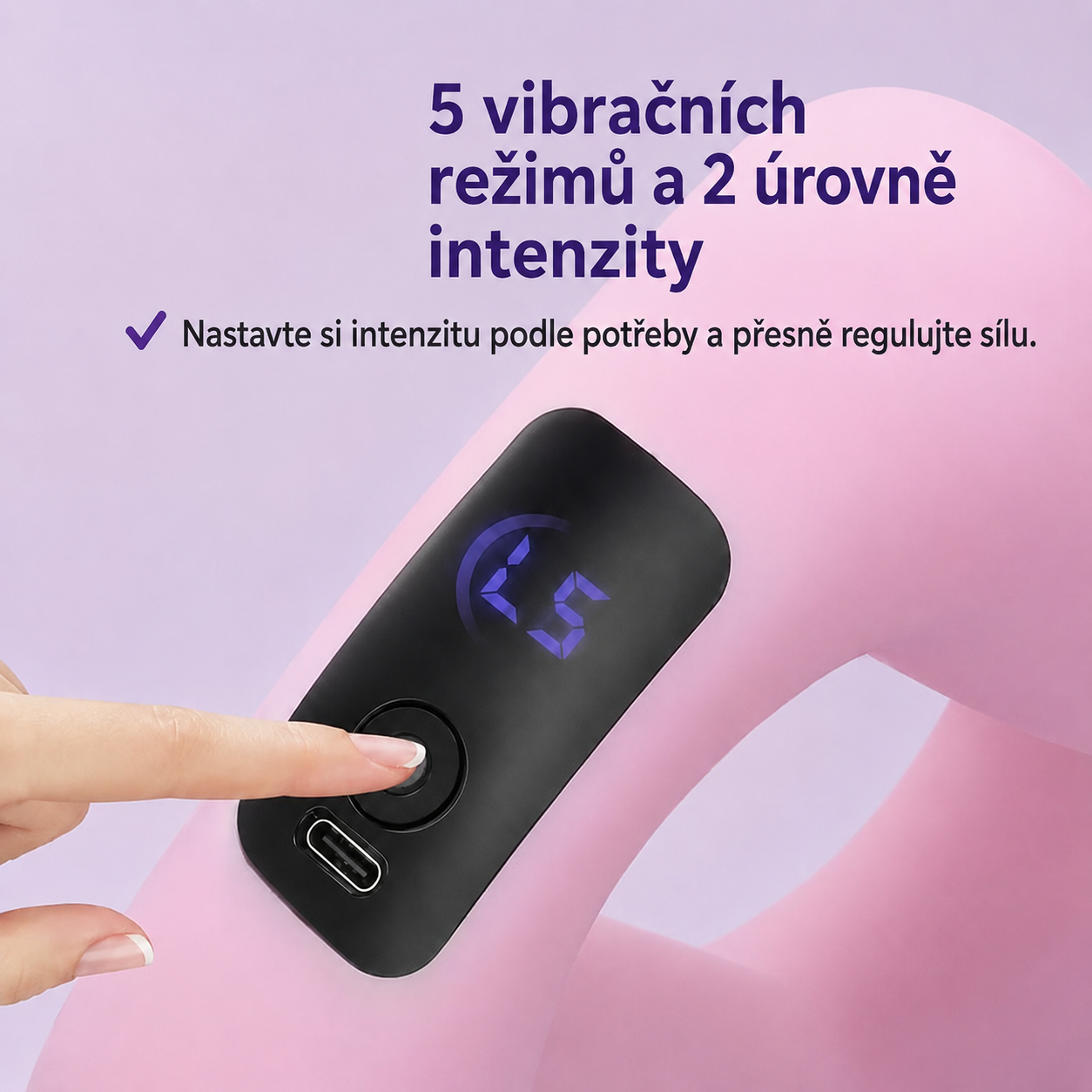 Liloha™ – Vibrační masážní přístroj s fixačním pásem